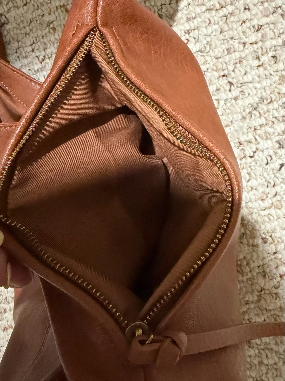 Antik Kraft Classic Brown Leather Hobo Shoulder Bag